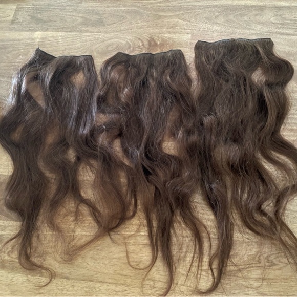 Bellami Hair Extensions clip ins brown 24 inches